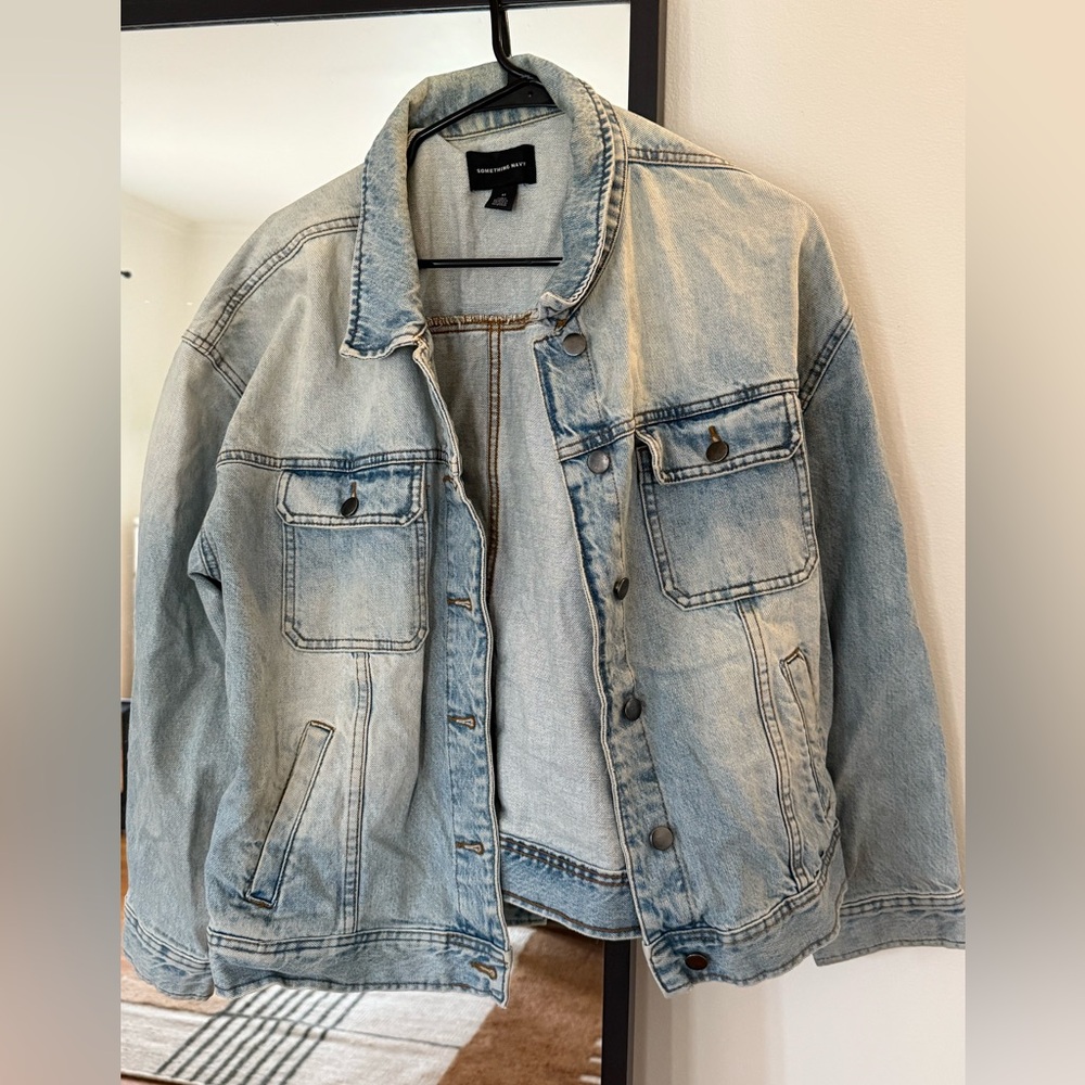 Something Navy Denim Jacket